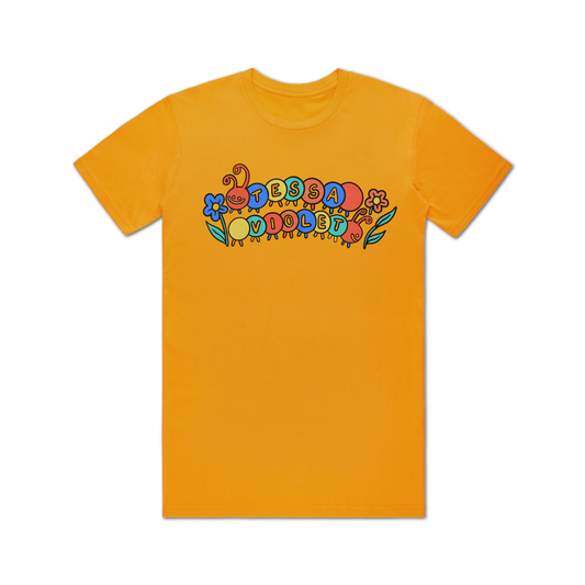 Flowers Orange T-Shirt